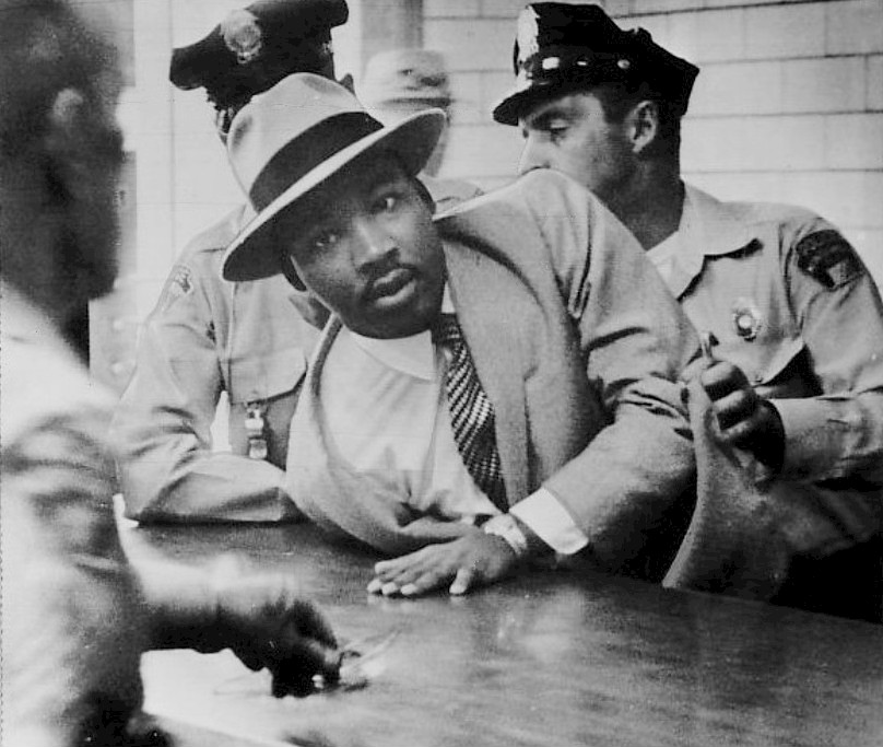 L'arresto di Martin Luther King a Montgomery nel 1958