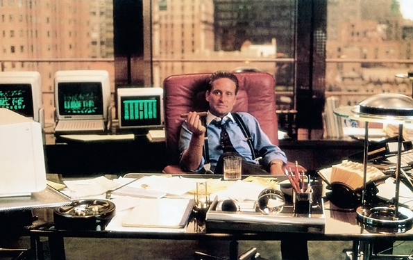 Scena tratta dal film del 1987 di Oliver Stone Wall Street