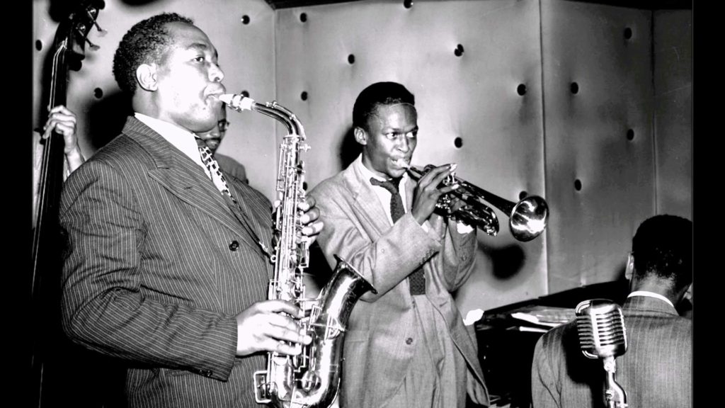 Miles Davis e Charlie Parker nel 1948