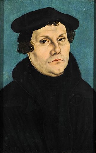 Ritratto di Martin Lutero di Lucas Cranach (1529)